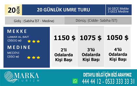 15 günlük umre fiyatları 2023
